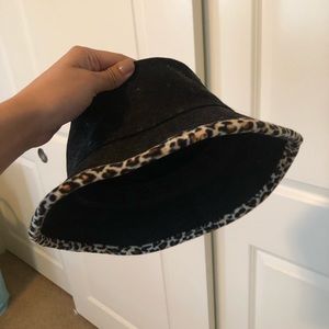 brandy melville cheetah bucket hat